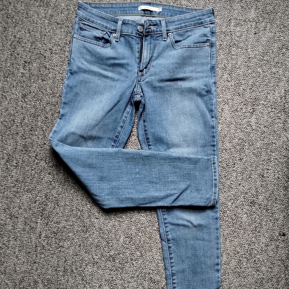 Levi's 711 Skinny Jeans, Size 27 (7), Blue